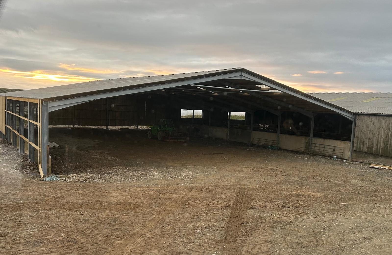 Large Scale Steel Frame Barn
